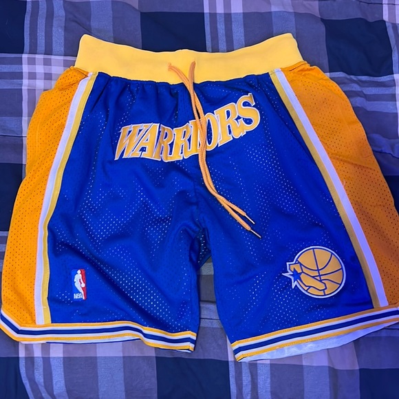 Golden state warriors basketball shorts - Picture 1 of 4